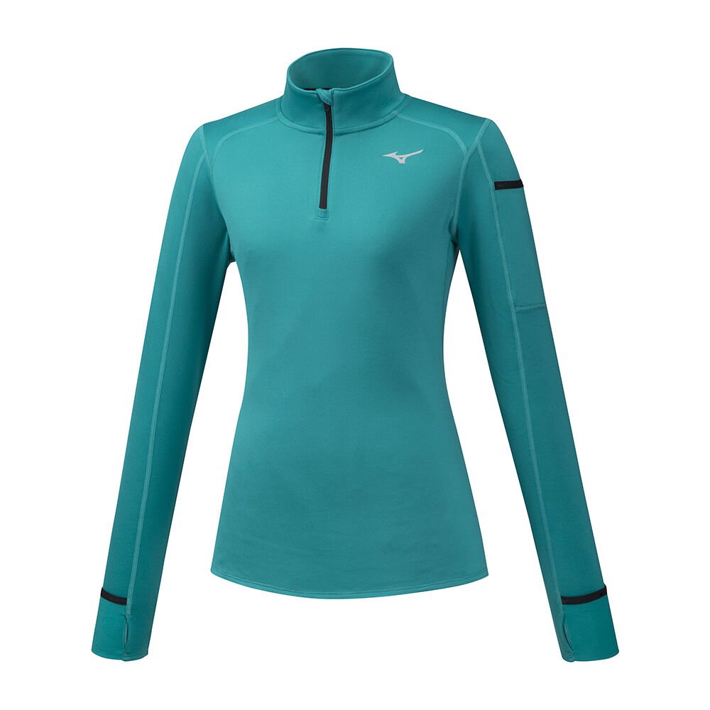 Maglie Running Mizuno Vortex Warmalite HZ Donna - Blu - 62745-XTYL